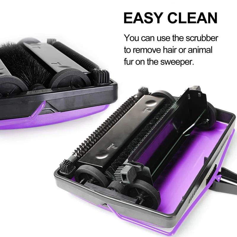 Carpet Sweeper Cleaner For Home Office Low Carpets Rugs Undercoat Carpets Pet Hair Dust Scraps Paper Small Rubbish Cleaning With A Brush