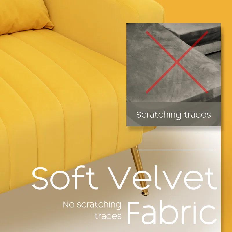 Mercer41 Upholstered Accent Chair With Pillow For Living Room(set of 2) (Set of 2)