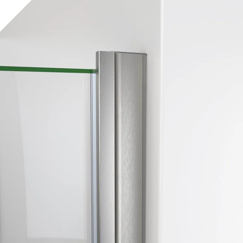 DreamLine SDA224W720VMX04 25" - 24" W x 72.62" H Pivot Semi-Frameless Shower Door