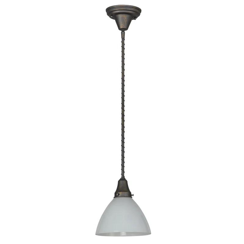 Meyda Lighting 1 - Light French Bronze Single Pendant
