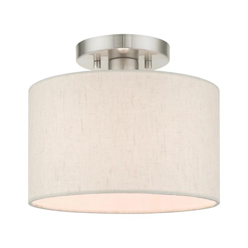 Zipcode Design™ Darian Fabric Semi Flush Mount