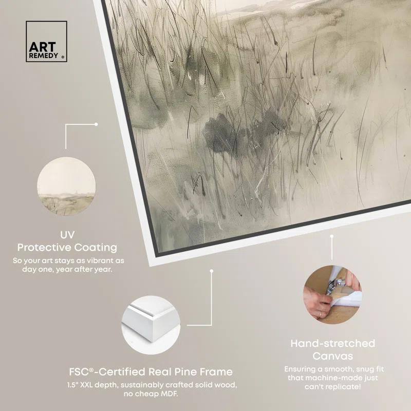 Art Remedy Gaviotas Canvas Boho Minimalist Abstract Wall Art by Art Remedy