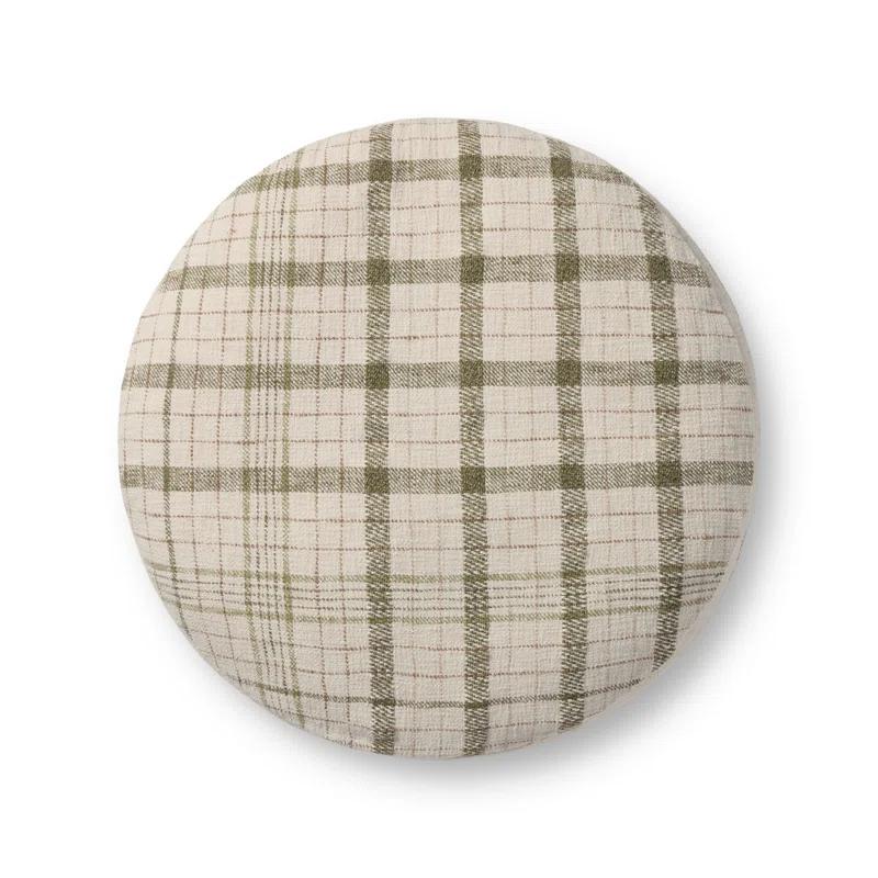 Wallace Pouf by Chris Loves Julia x Loloi - Cream