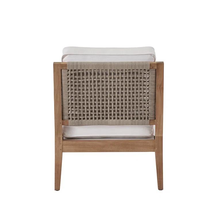 Coastal Living™ by Universal Furniture Chesapeake Teak Patio Chair with Sunbrella Cushions