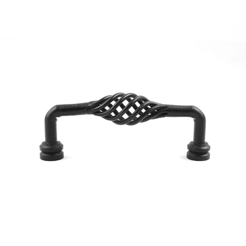 The Renovators Supply Inc. Dresser Drawer Handles Birdcage Cabinet Center to Center Wrought Iron 4 7/8" Center to Center Birdcage Pull