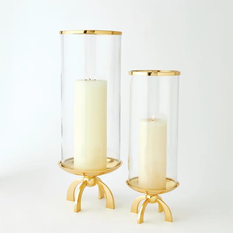 Global Views Quad Base Hurricane-Brass