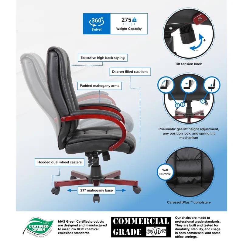 Boss Office Products Vinyl Executive Chair