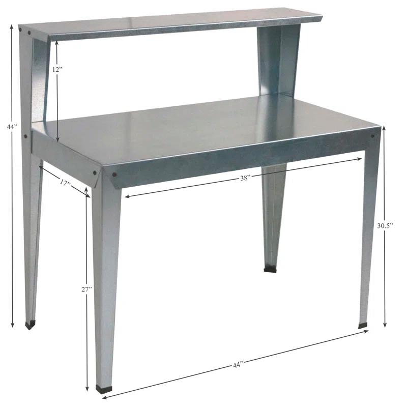 Poly-Tex Poly-Tex Heavy Duty 2 Shelf Multi-Use 44"W Steel Workbench