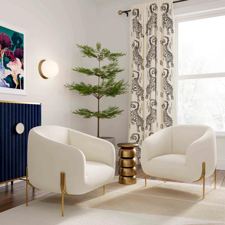 TOV Furniture Kandra Velvet Accent Chair