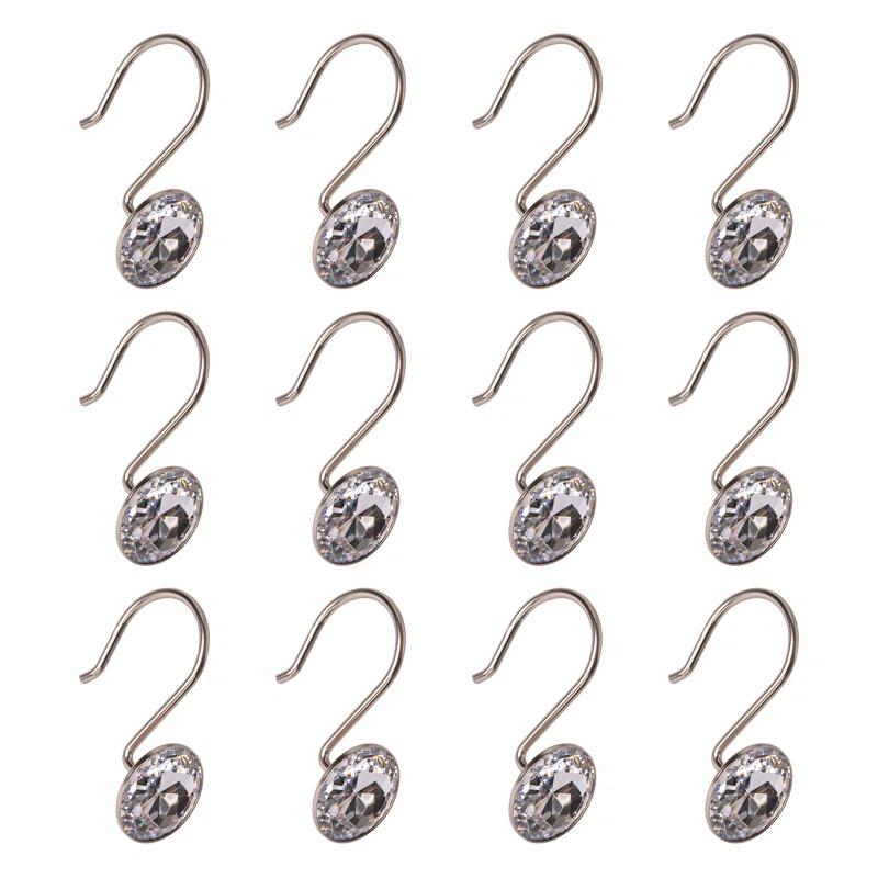 Utopia Alley Steel Shower Curtain Hook (Set of 12)