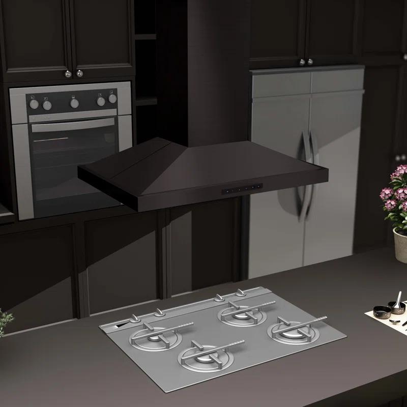 36 in. Convertible Vent Isl& Mount Range Hood in Stainless Steel (GL2i-36)