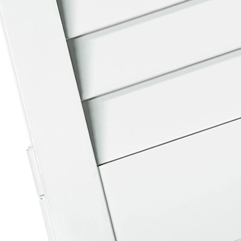 Kimberly Bay Closet Door, Bi-Fold, Plantation Louver-Panel Solid Core White 80 In. X 30 In.