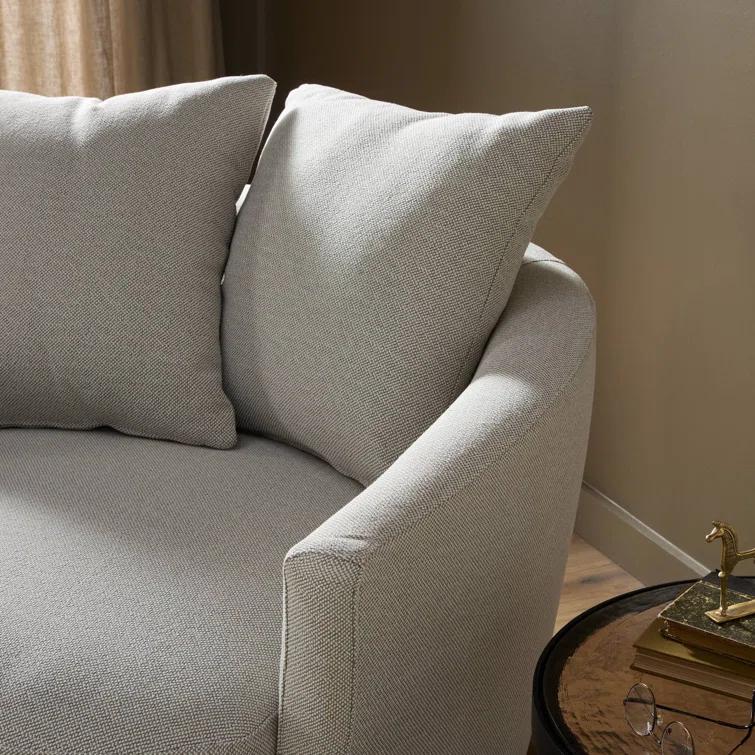 Kaila Swivel Chair - Taupe