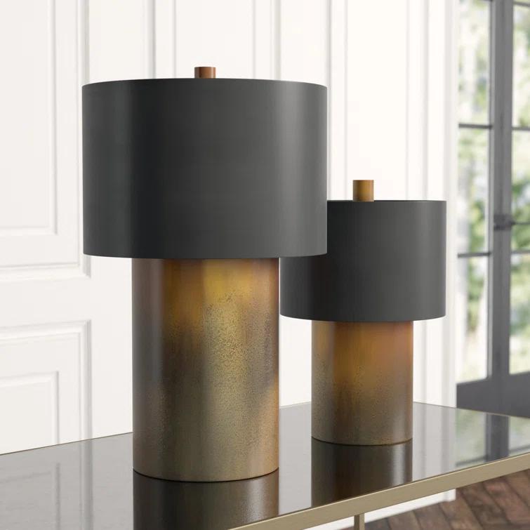 Global Views Tortoise Drum Lamp-Lg