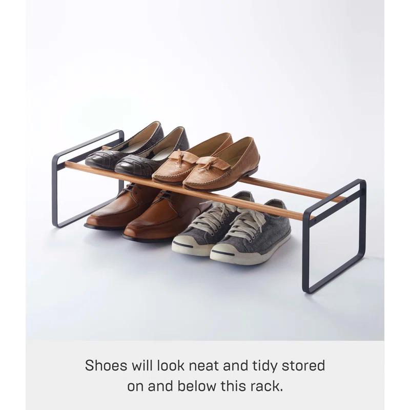 Yamazaki Home Shoe Rack, Steel, Expandable, Stackable