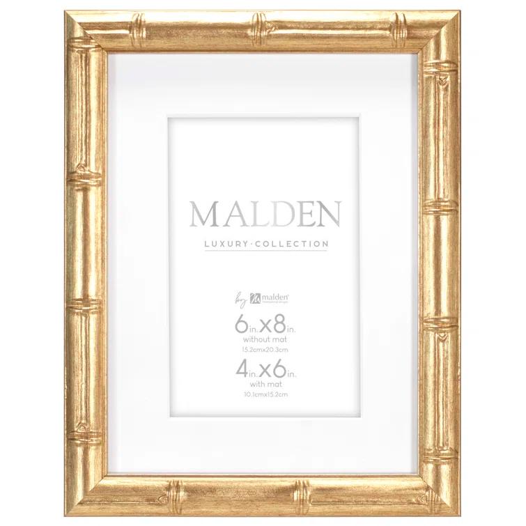 Malden Gold Picture Frame with Mat