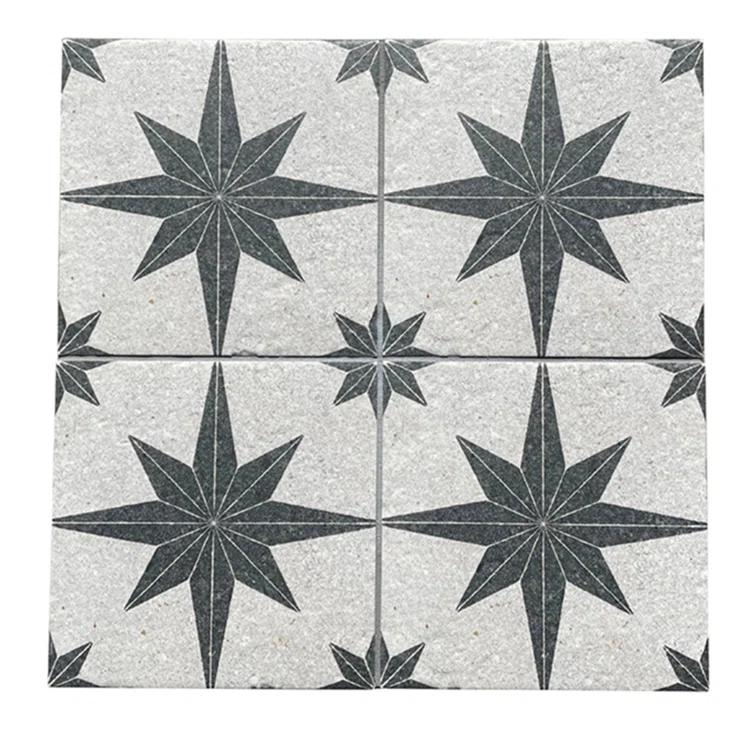 BATCH Tulum Compass 8" x 8" Patterned Wall & Floor Tile