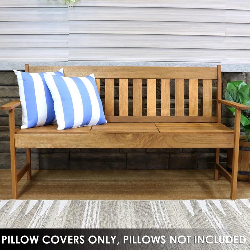 SunnyDaze Decor Indoor/Outdoor Pillow Cover (Set of 2)