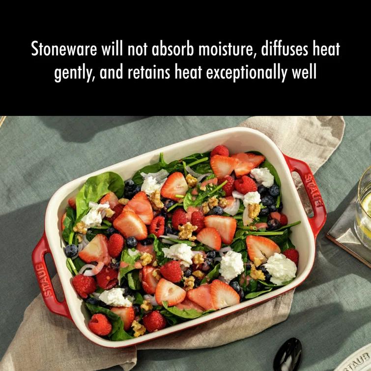 Staub ® Rustic Red 2-Piece Rectangular Baker Set