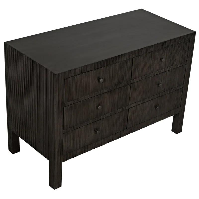 Bellinger 6-Drawer Dresser - Dark Brown