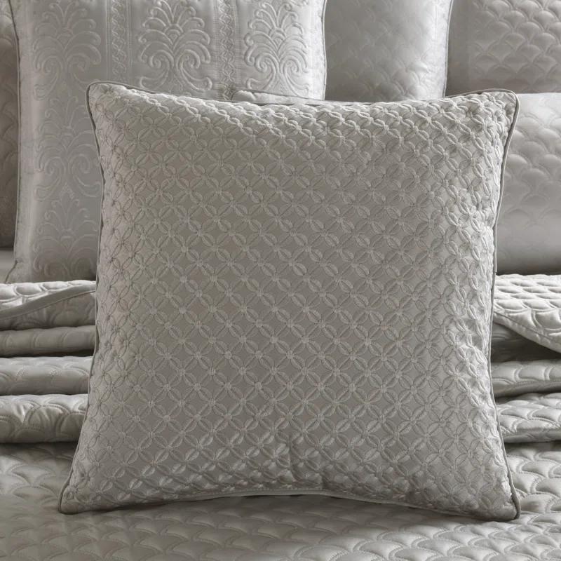 Five Queens Court Lincoln 16" Square Decorative Throw Pillow