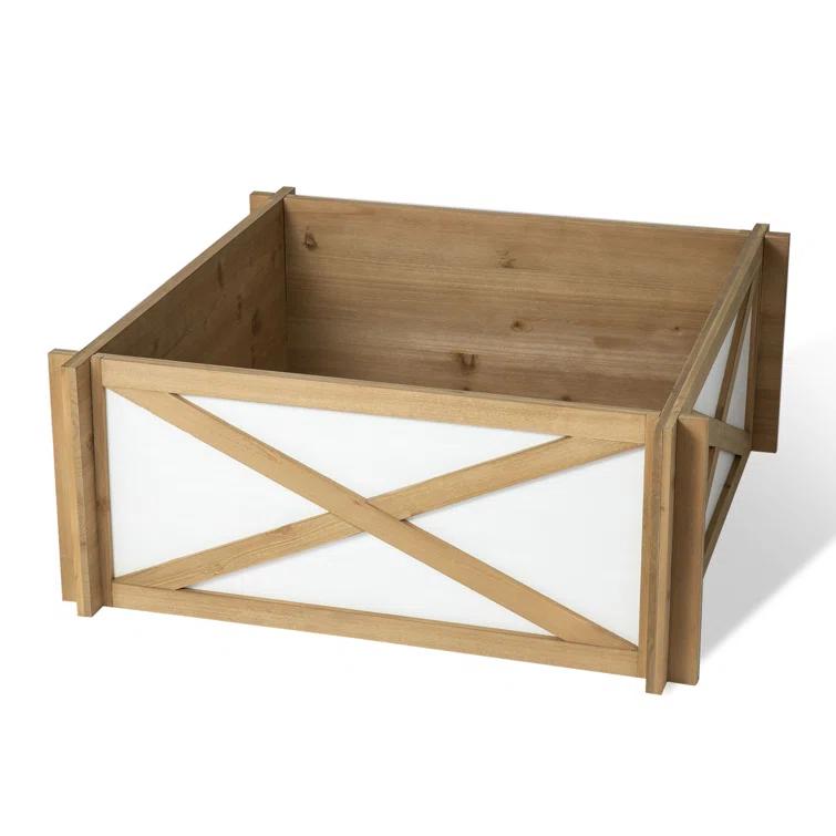 Glitzhome Wooden Christmas Tree Collar