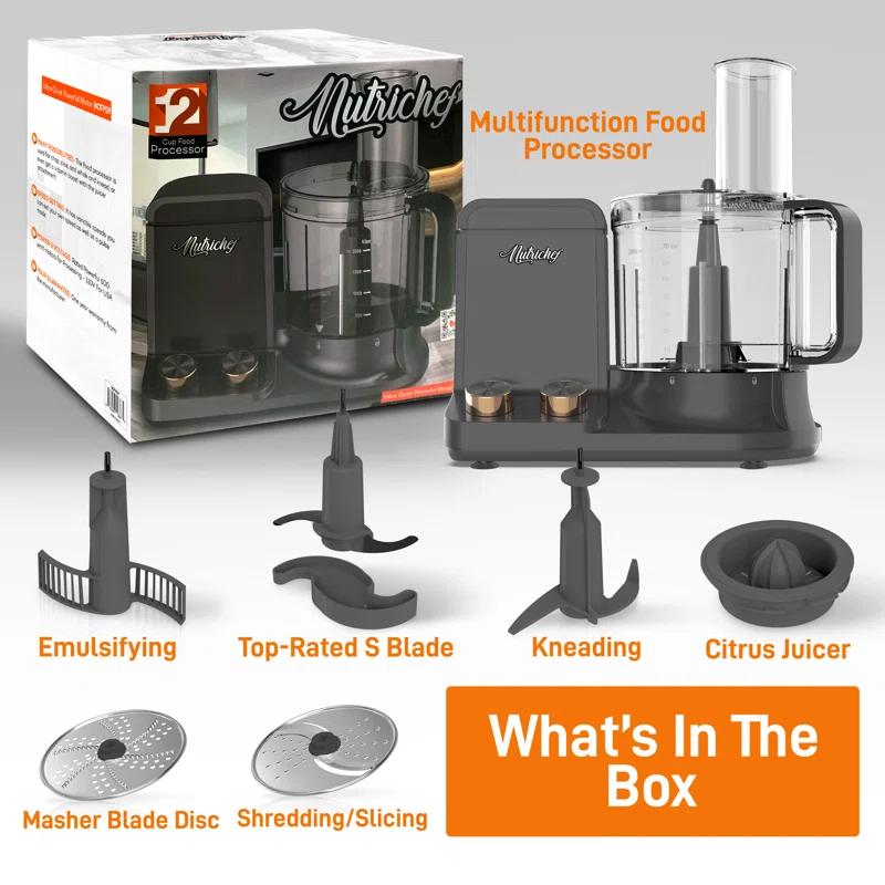NutriChef NutriChef 12-Cup Multifunction Food Processor