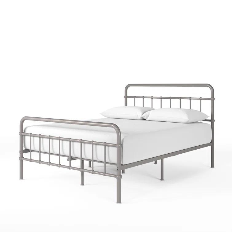 Zinus Florence 42" Modern Farmhouse Metal Platform Bed