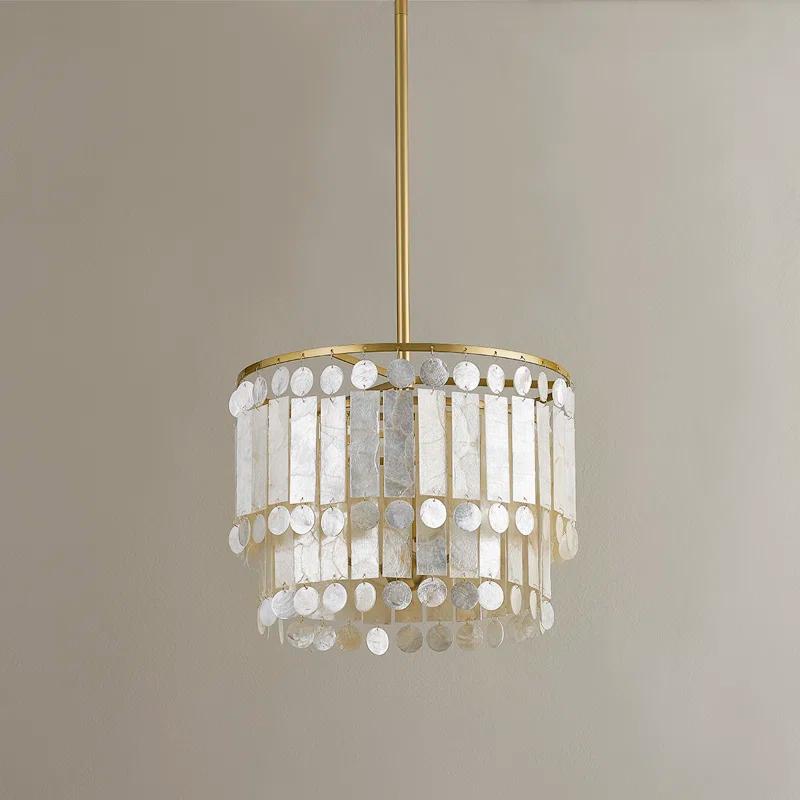 Coretta Chandelier - Natural / 16"