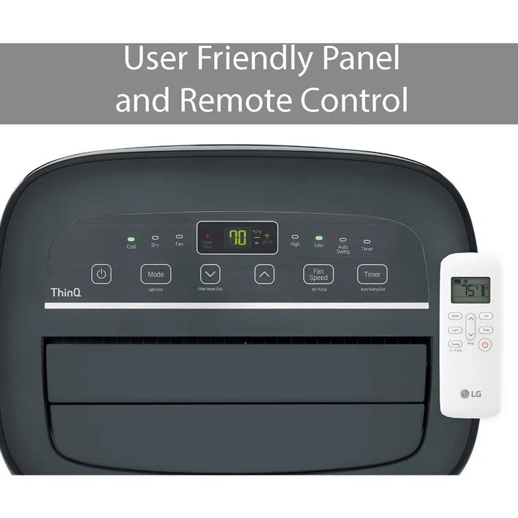 Lg 8, 000 Btu Portable Air Conditioner (12, 000 Btu Ashrae) - Grey & Reviews | Wayfair