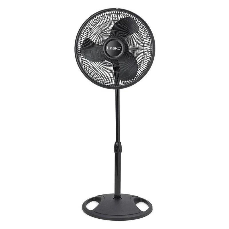 Lasko Lasko 16 Inch Oscillating Adjustable Tilting Pedestal Stand Fan, White (2 Pack) (Set of 2)