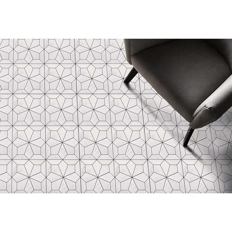 Blomma Marble Random Mosaic Wall & Floor Tile