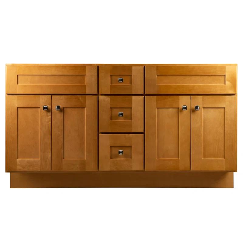 Brookings 60 Inch Bathroom Vanity, Shaker, Solid Wood, Fully Assembled, Sherwin Williams – Design House, 214999
