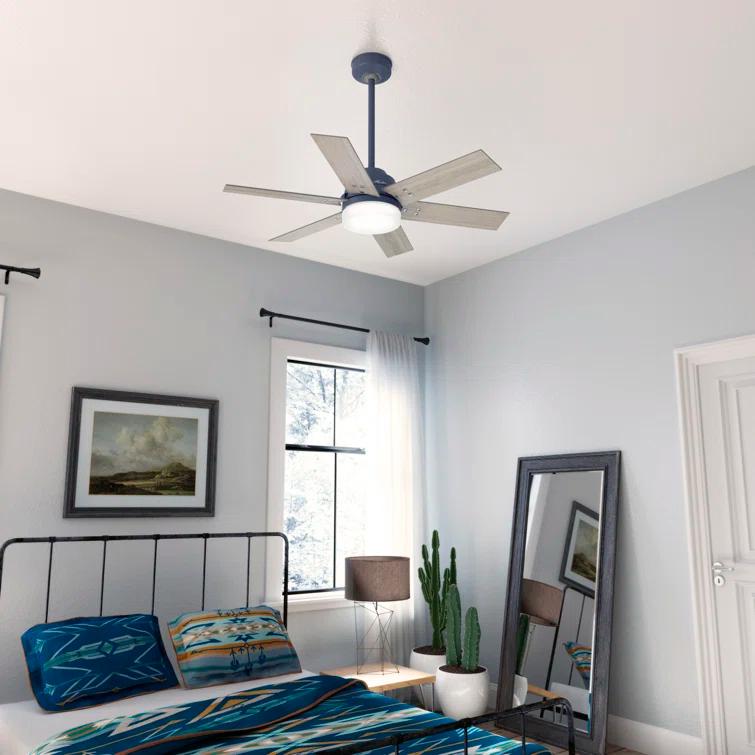 Hunter Fan 44" Pacer 6 - Blade Ceiling Fan with Lights and Remote