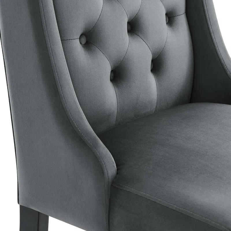 Modway Modway Baronet Performance Velvet Dining Chairs - Set of 2
