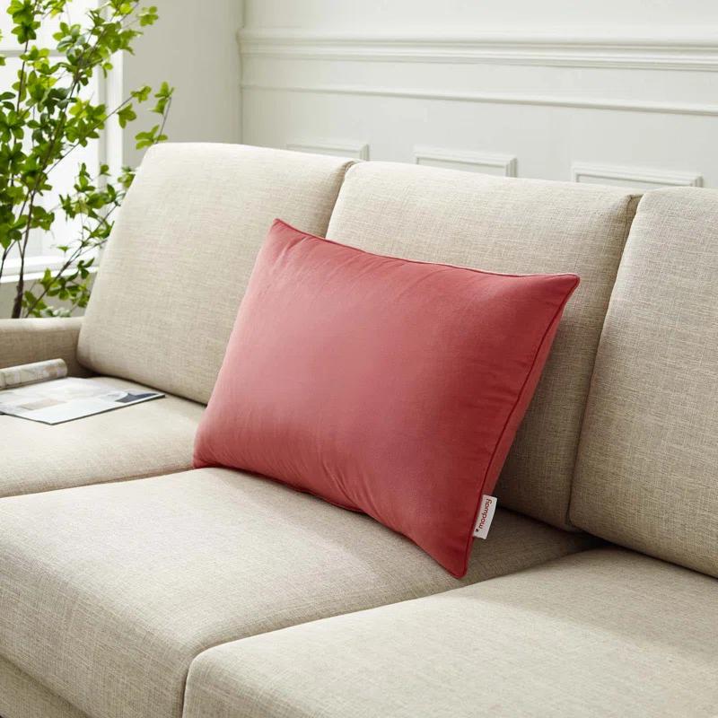 Modway Enhance Lumbar Performance Velvet Throw Pillow by Modway