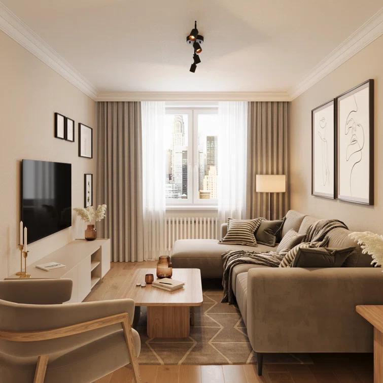 Vidalite Shura 4-Light Integrated LED Track Light w/ Rotatable Heads, 3 ft. Track Lighting Kit, 3000k, 2240 Lumen