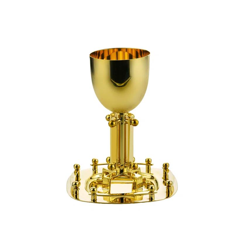 Ricci Argentieri Suspension Stainless Steel Kiddush Cups