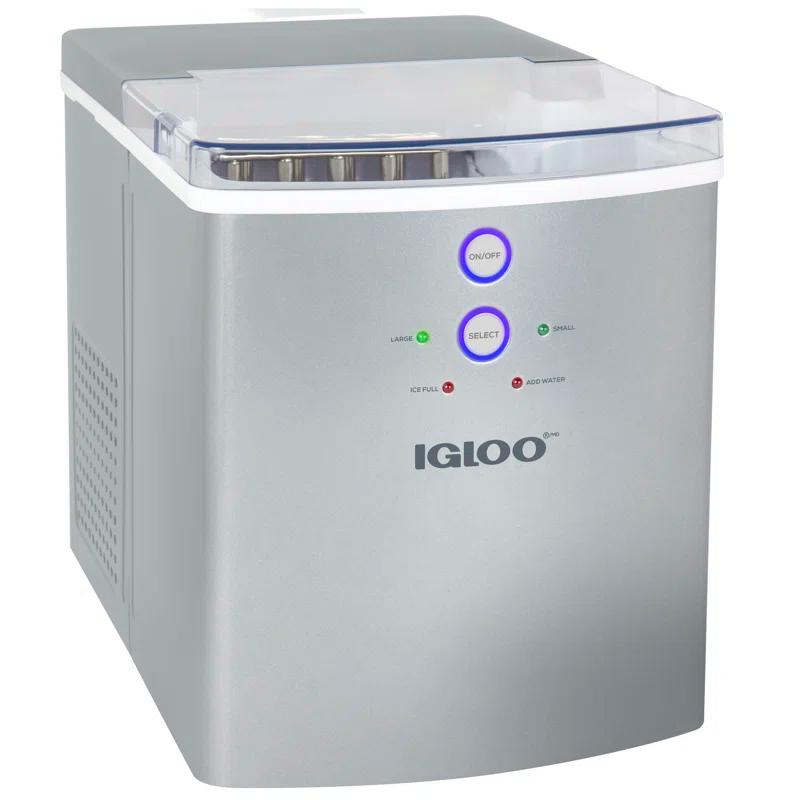 Igloo Igloo Premium Countertop Ice Maker Machine, 33 lbs. in 24 hrs. with Ice Scoop and Basket
