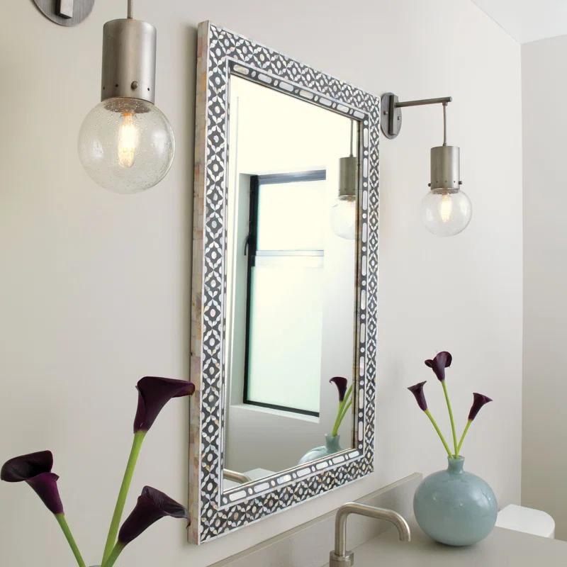 Evelyn Coquillage Flat Wall Mirror