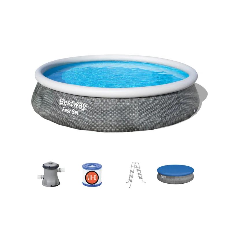 Bestway Plastic Round Inflatable Pool H x W x L