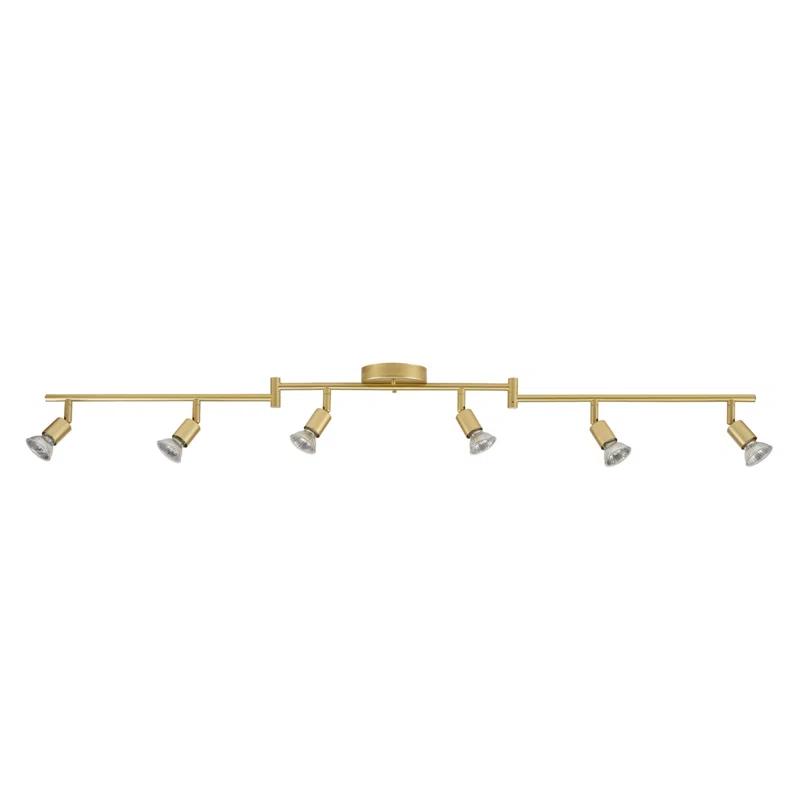 Globe Electric Company 47.2'' 6 -Light Swing Arm Track Track Kit with Dimmable and Adjustable Head