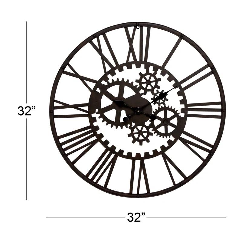 CosmoLiving by Cosmopolitan Oversized 32" Wall Clock