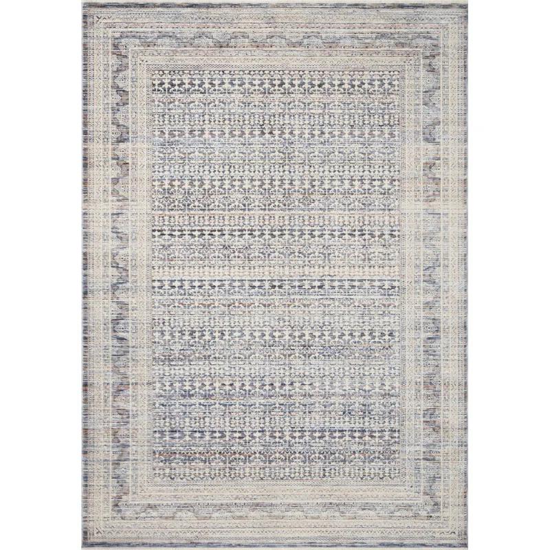 Zuma Rug by Amber Lewis x Loloi - Ocean and Multicolor / 9'6" x 13'1"