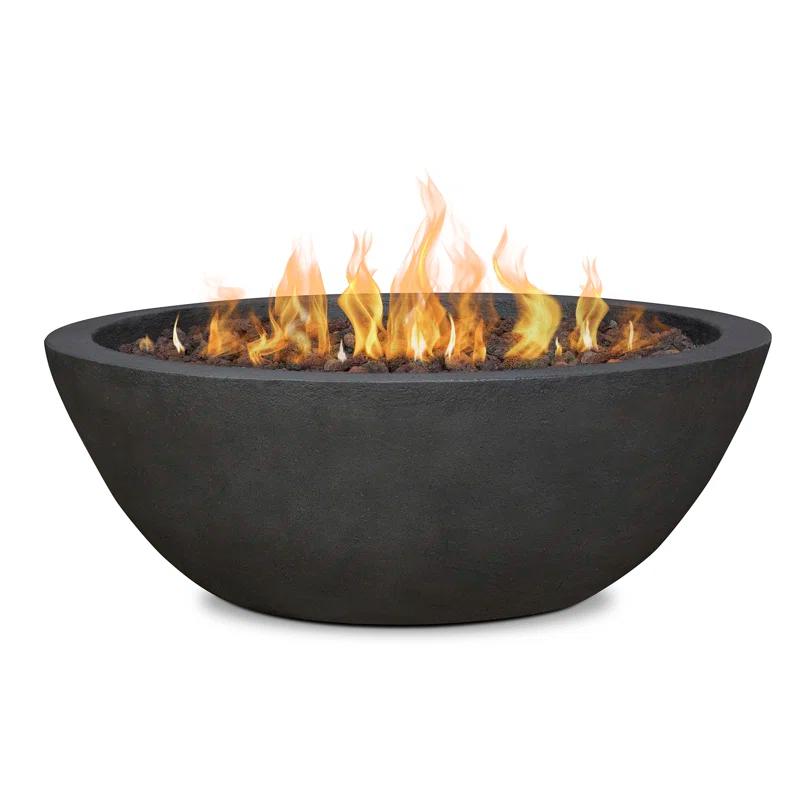 Fernanda Fire Bowl - Shale / Round