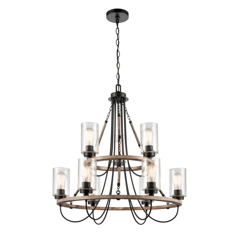 Paladin 9 - Light Dimmable Cylinder Chandelier