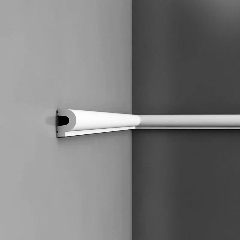 1-3/8 in D x 2 in W x 78-3/4 in L Primed White Plain Polyurethane Panel Moulding (Set of 3)