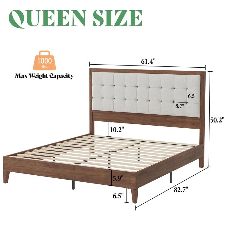 Wade Logan® Behka Upholstered Platform Bed