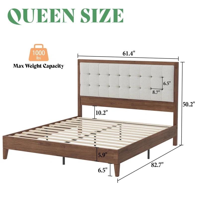 Wade Logan® Behka Upholstered Platform Bed