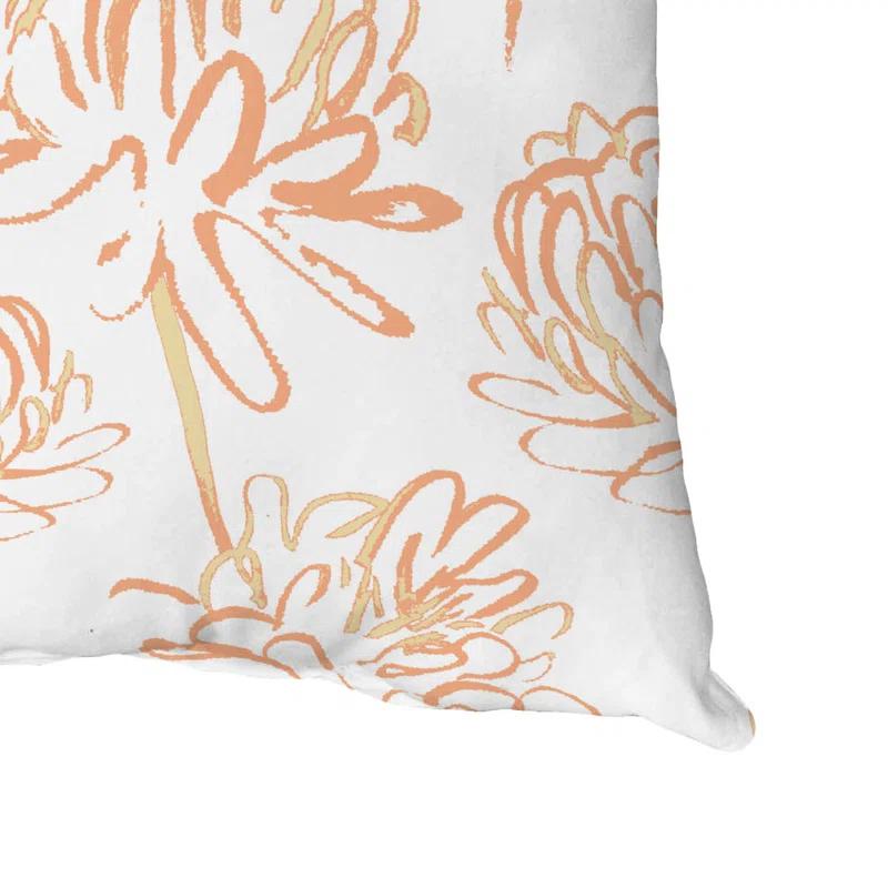 e by design Floral Reversible Throw Pillow